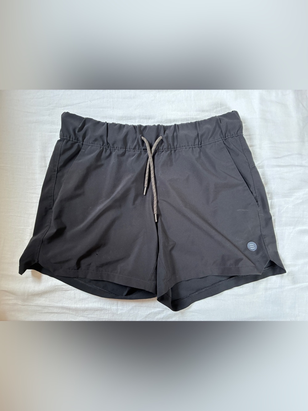 FreeFly women’s Black Active Shorts Latitude drawstring small